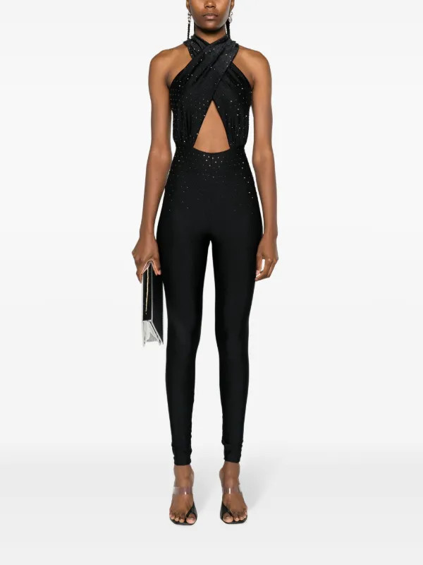 Hola crystal-embellished jumpsuit | Farfetch Global