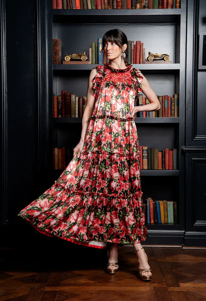 Alicia Floral Rojo | Mi Golondrina