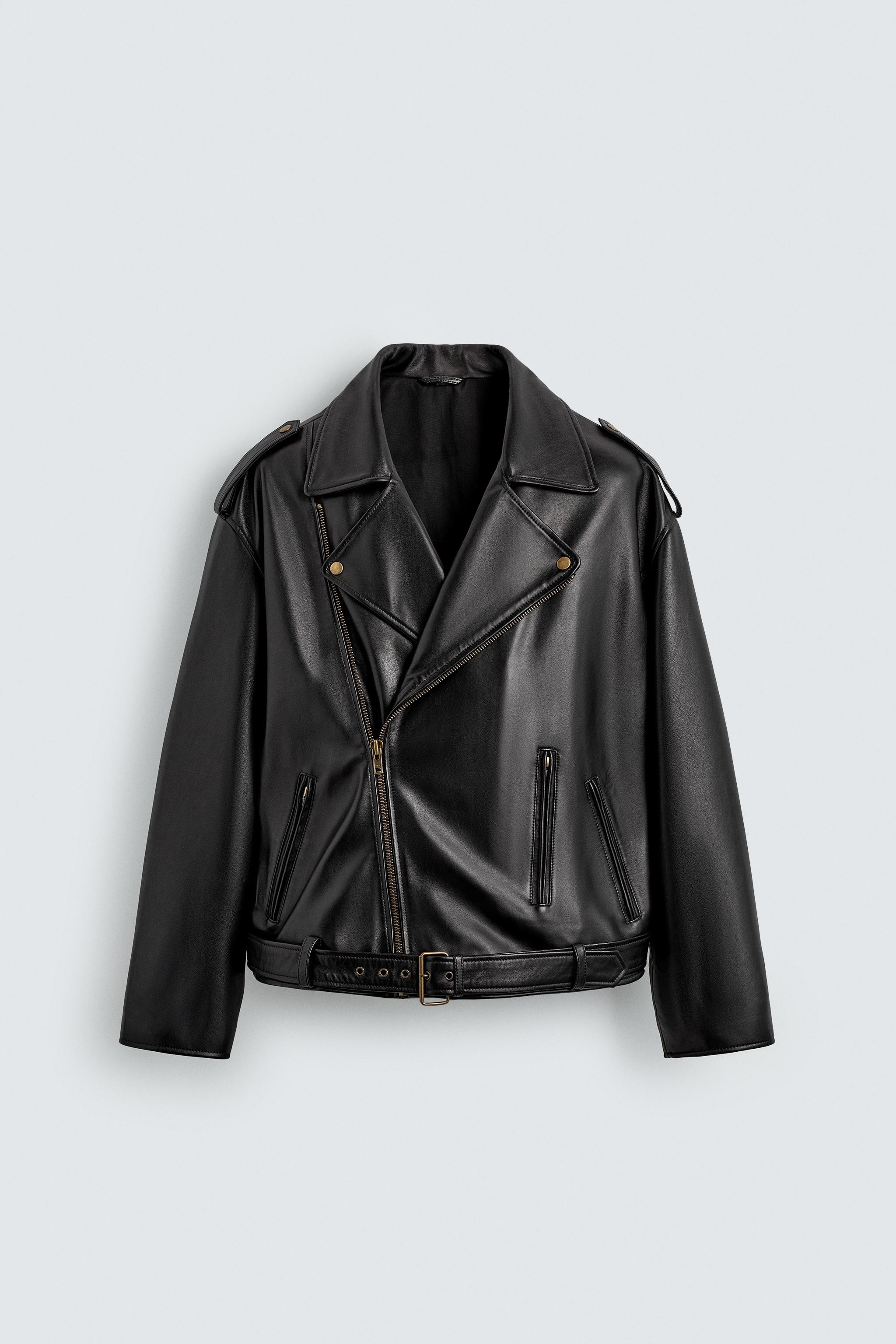 BIKERJACKE AUS LEDER – LIMITED EDITION | Zara DE