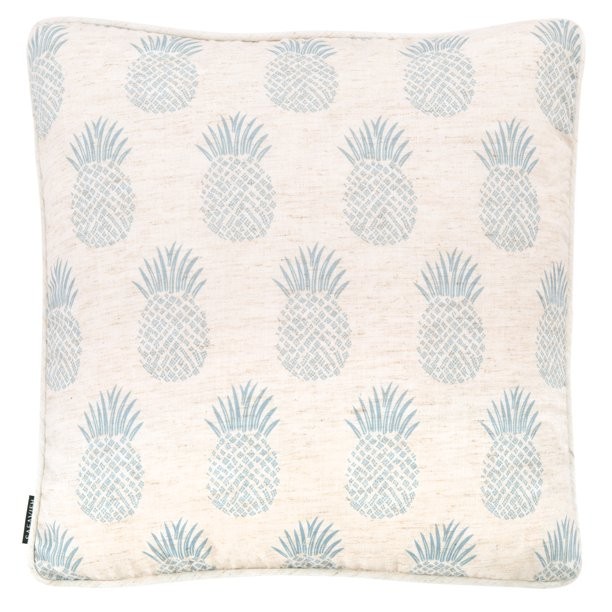 Safavieh Brillen Pineapple Decorative Pillow, 18" x 18", Blue/White - Walmart.com | Walmart (US)