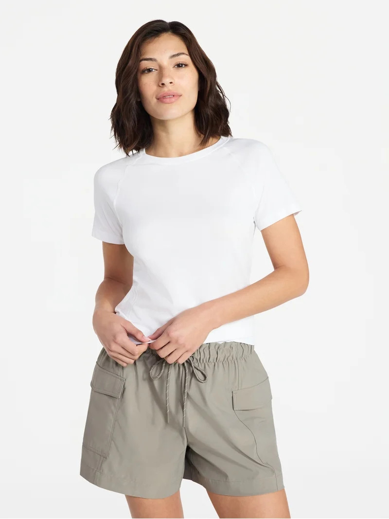 Avia Women's Seamless Tee with Short Sleeves, Sizes XS-XXXL | Walmart (US)