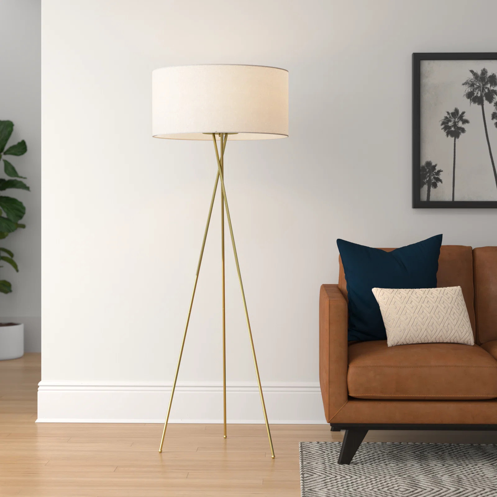 Barfield 66'' Tripod Floor Lamp | Wayfair North America