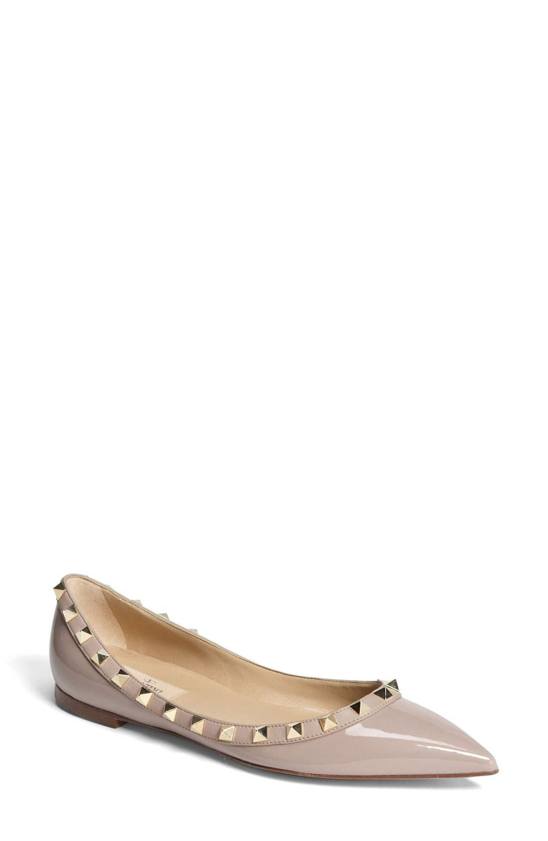 Rockstud Ballerina Flat | Nordstrom