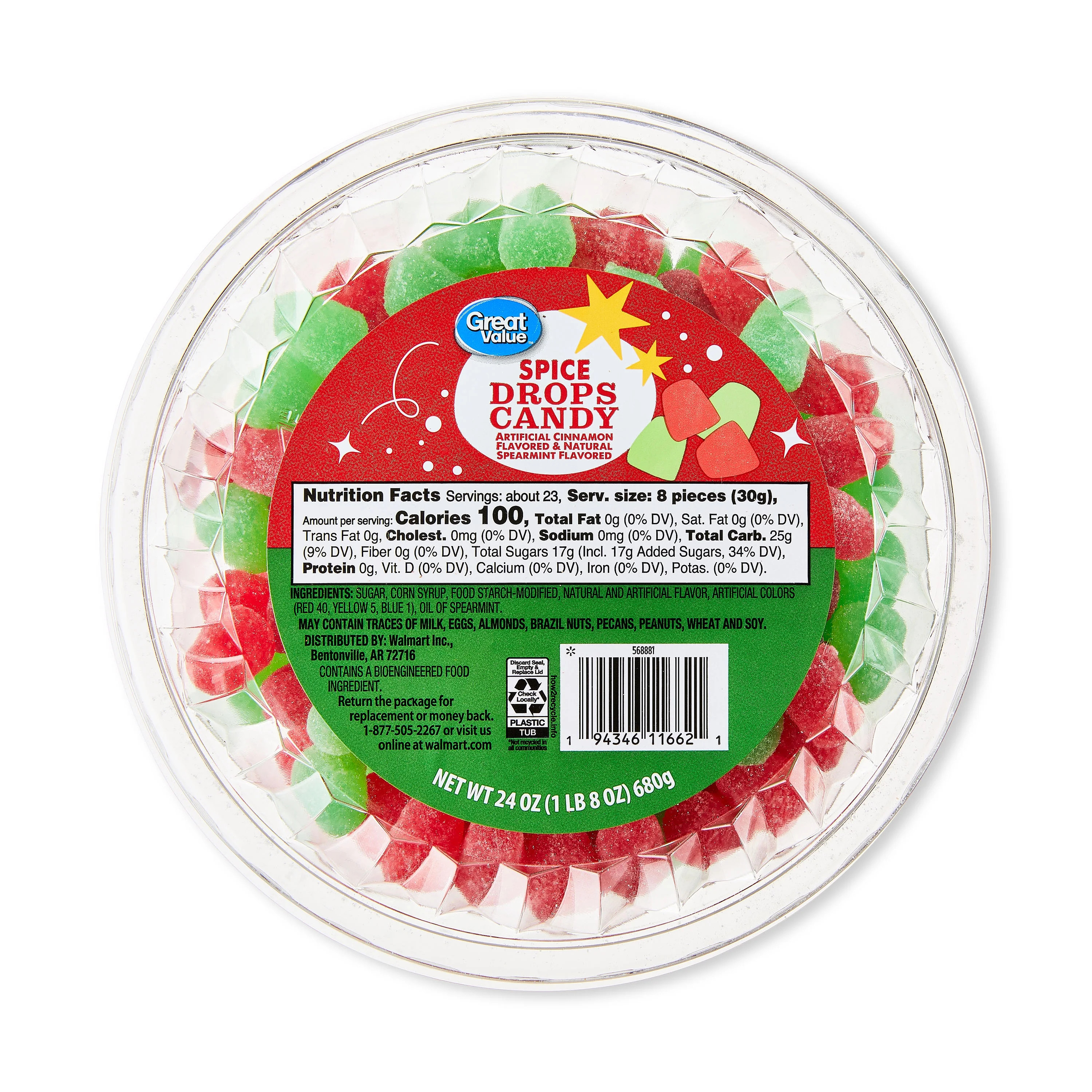 Great Value Spice Drops Candy, 24 oz - Walmart.com | Walmart (US)