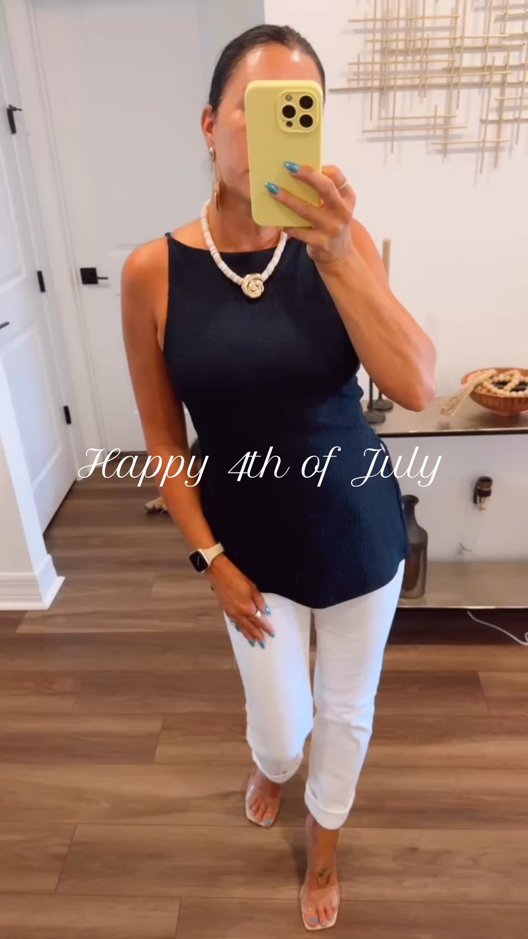 ✨ 4th of July Vibes, but make it chic 🇺🇸
Keeping it classic and elevated in this Banana Republic look for the holiday—navy + white with a pop of gold. Effortless, polished, and perfect for summer celebrations.
Everything is linked on my LTK!

#BananaRepublicStyle #HolidayLook #SummerStyle #4thOfJulyFashion #LTKStyle #LTKHoliday #ChicAndEffortless #ClassicStyle #NavyAndWhite #OOTD #SummerOutfitInspo #LTKFinds #ElevatedBasics