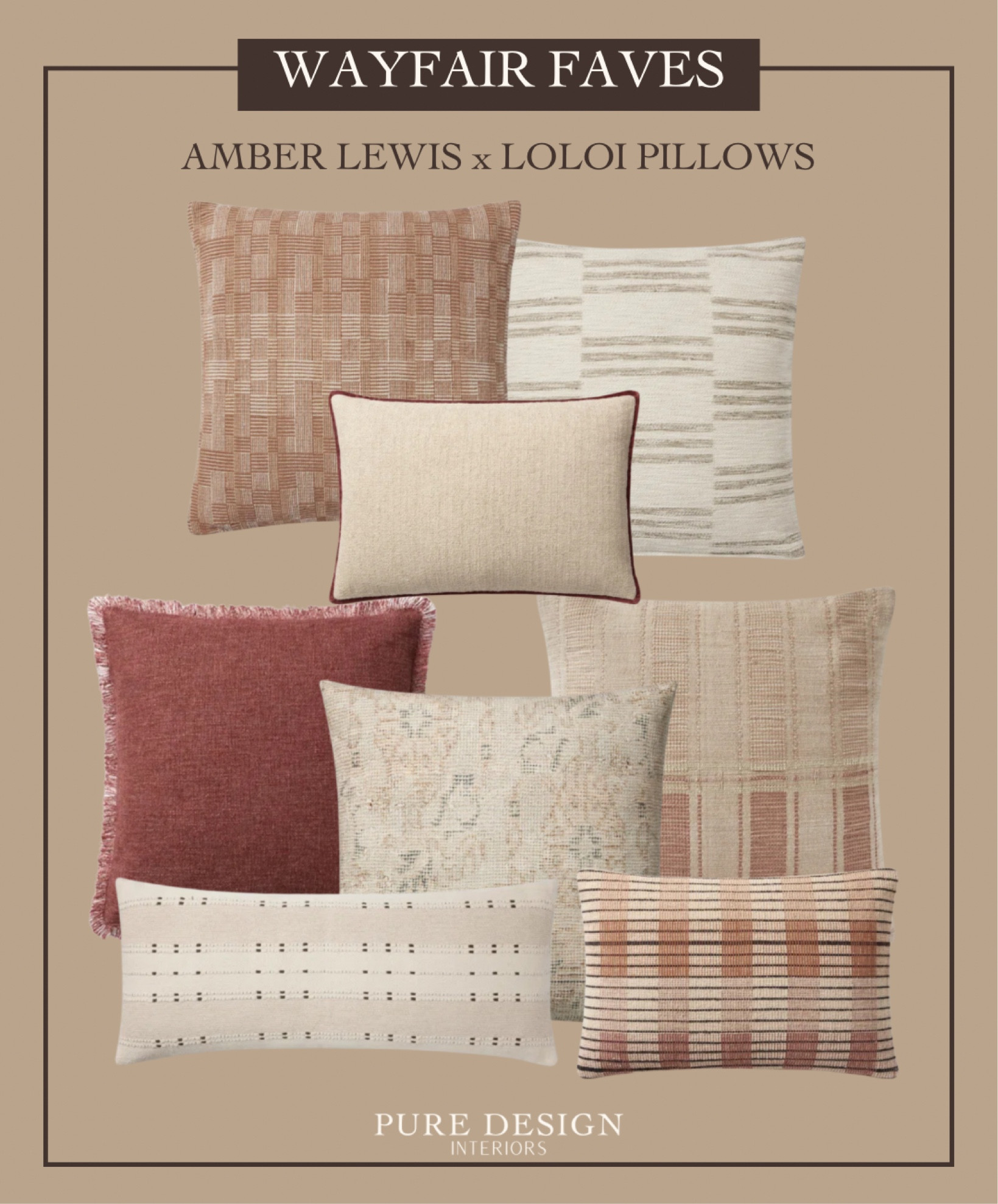 Shopping for you so you don’t have to! Amber Lewis x Loloi pillows ok Wayfair! 

#LTKhome #LTKcanada #LTKstyletip