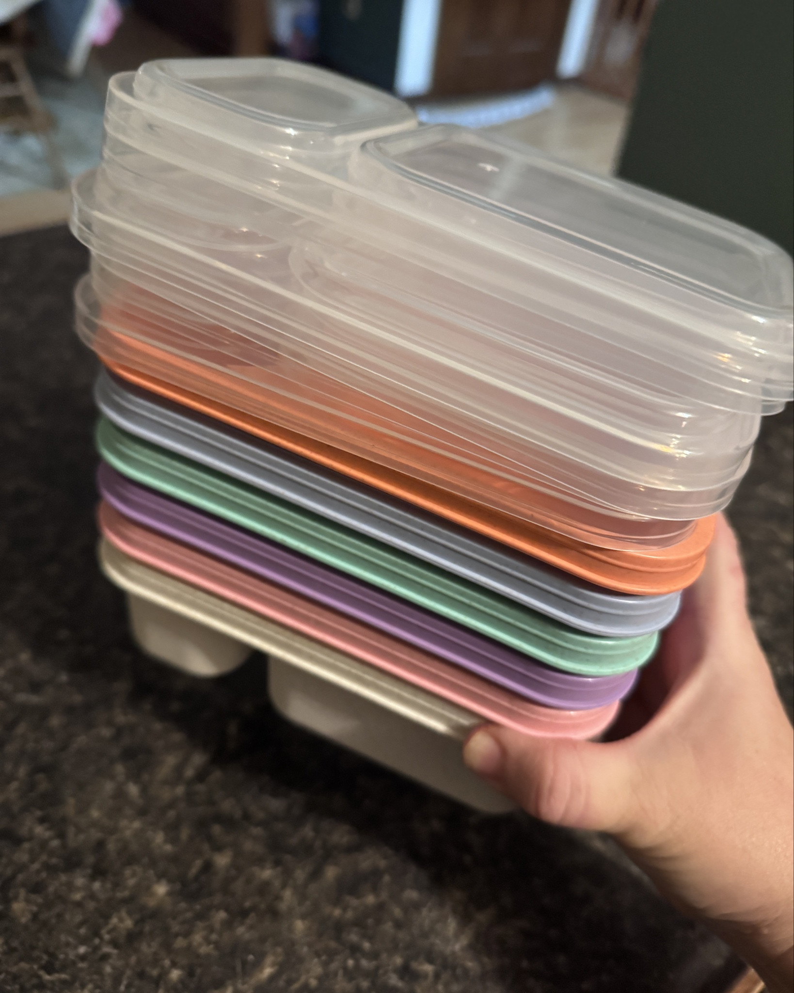 2 Compartment Reusable Snack Containers with Lids, Wheat Straw Reusable Snack Packs 

#LTKmomlife #LTKfoodie #LTKfitnessgoals