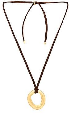 Heaven Mayhem Mini Necklace in Gold & Brown from Revolve.com | Revolve Clothing (Global)