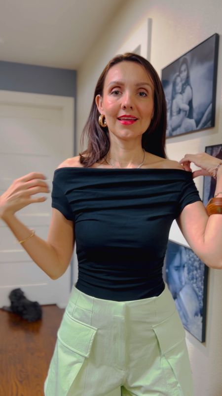 Loving these high quality tops from Amazon. Also, these cargo shorts are so comfortable. I have them in almost every color. Shorts size 4, tops size small. Style, spring style, off the shoulder tops. #amazonfinds #lululemonshorts

#LTKVideo #LTKfindsunder50