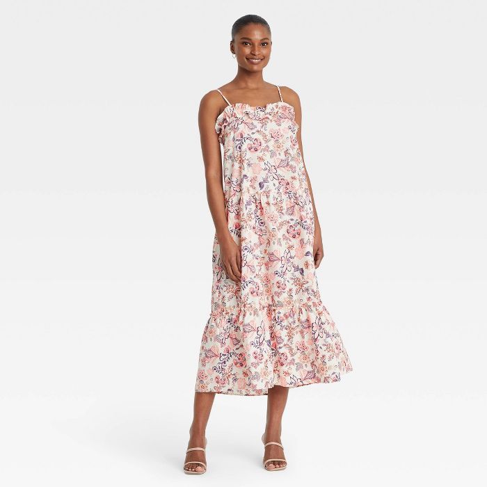 Women's Sleeveless Ruffle Dress - Who What Wear™ | Target