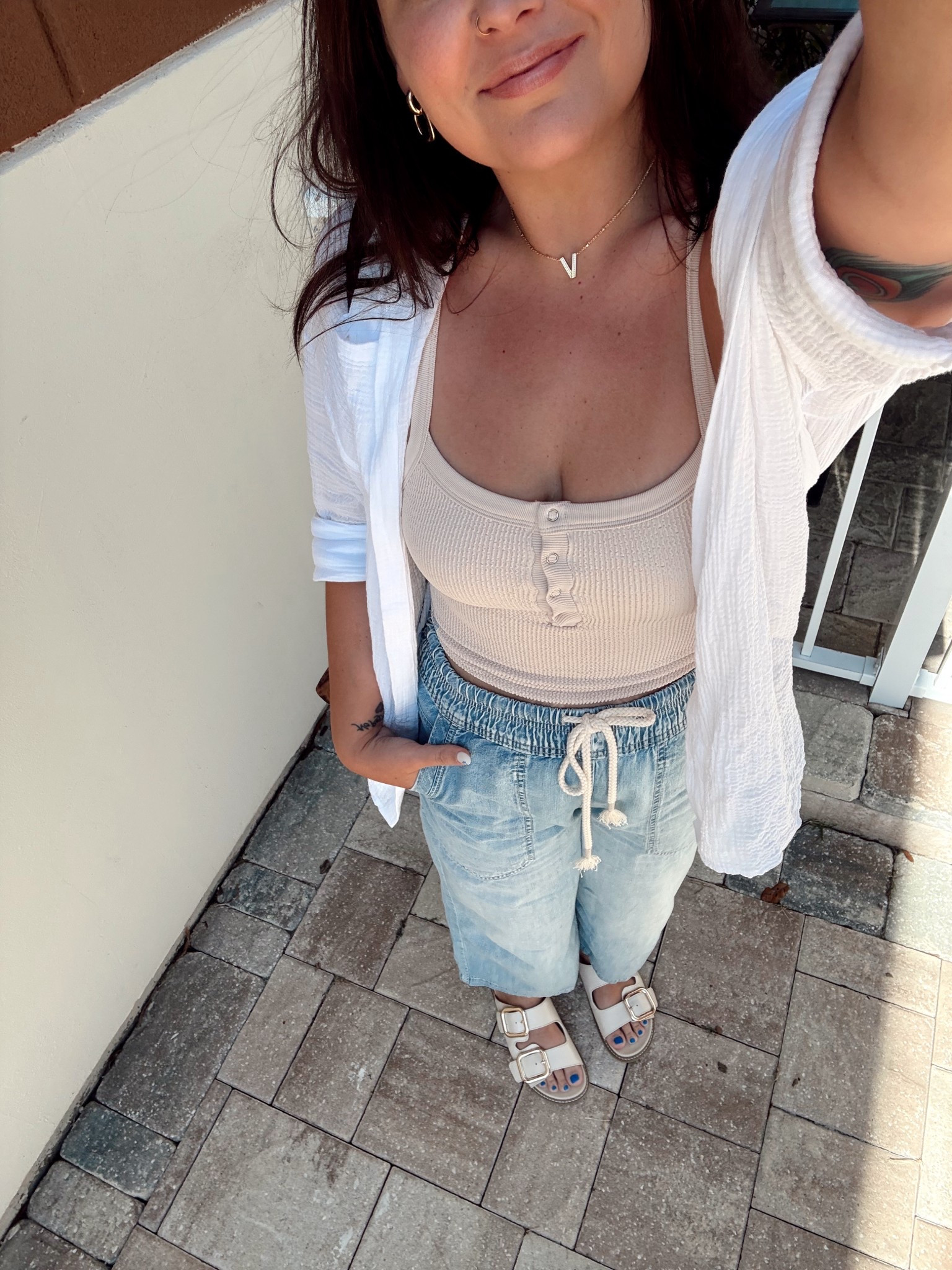 Brunch outfit idea!

Coverup - wearing a large (hang to dry)
Tank - wearing a m/l, very stretchy
Jeans - wearing a size small, runs big
Shoes- target

#LTKSpringSale #LTKStyleTip #LTKFindsUnder100