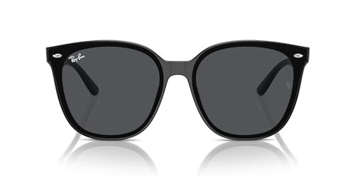 Ray-Ban RB4423D Sunglasses, Black/Dark Grey, 66 mm | Amazon (US)