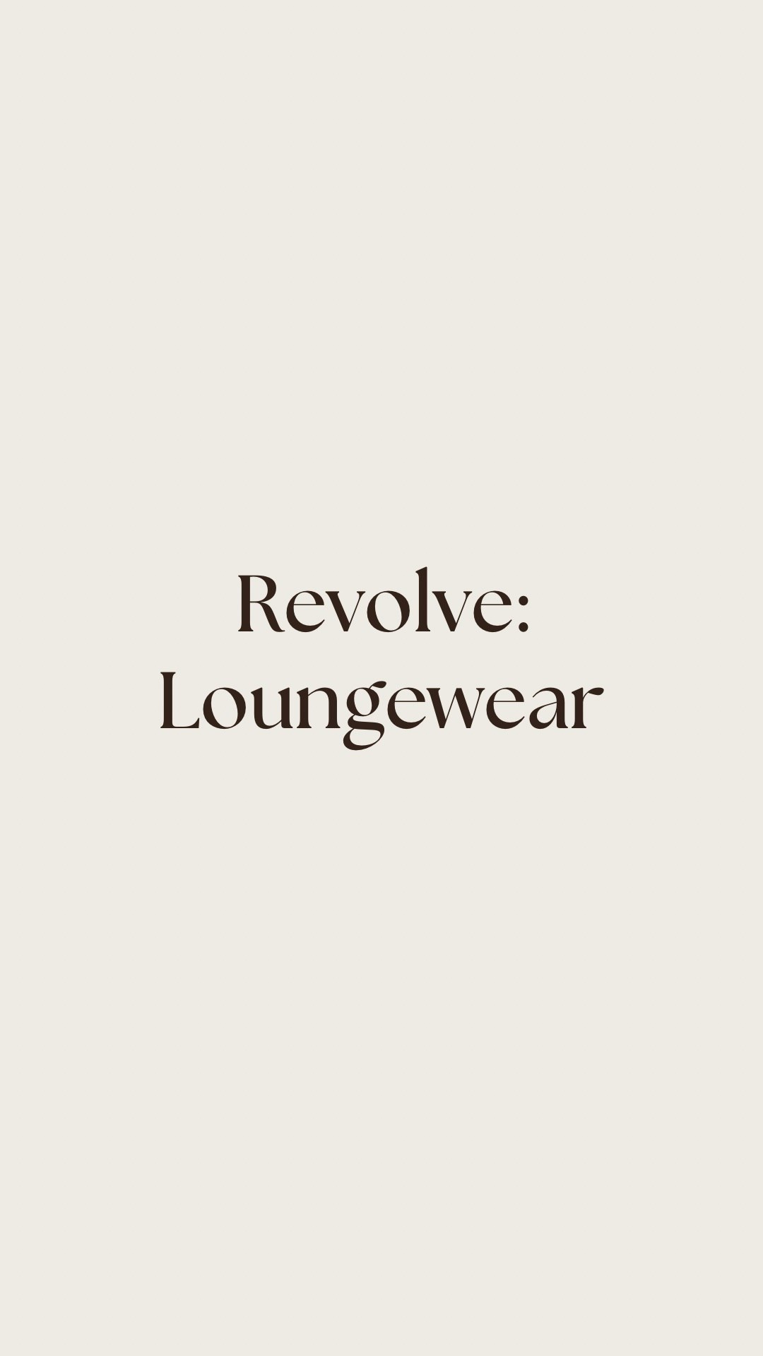 Revolve Loungewear Favorites

#LTKActive #LTKSaleAlert
