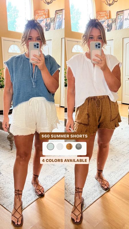 Viral free People shorts, summertime outfit, aerie top, Abercrombie sandals 

#LTKFind #LTKSeasonal #LTKstyletip