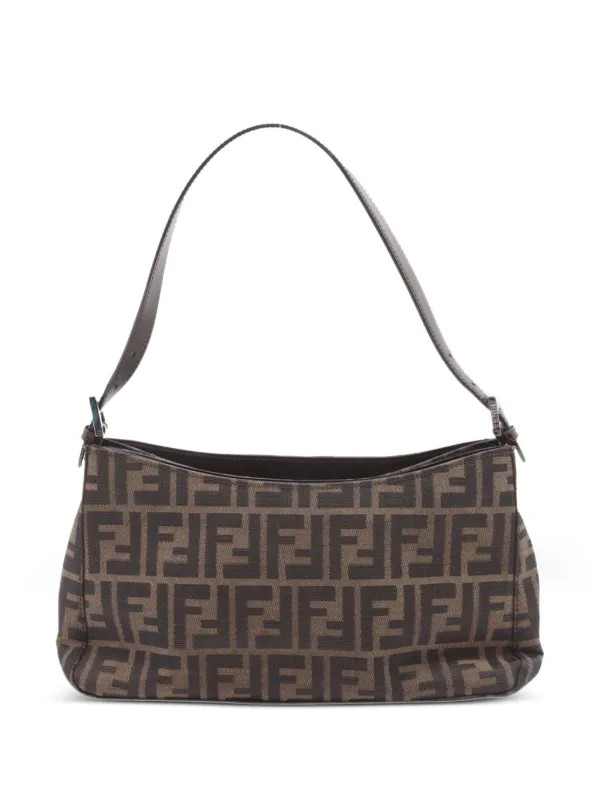 Fendi Pre-Owned Zucca-monogram Shoulder Bag - Farfetch | Farfetch Global