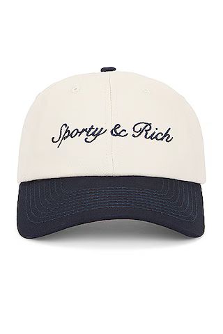 Sporty & Rich Syracuse Hat in Off White | FWRD | FWRD 