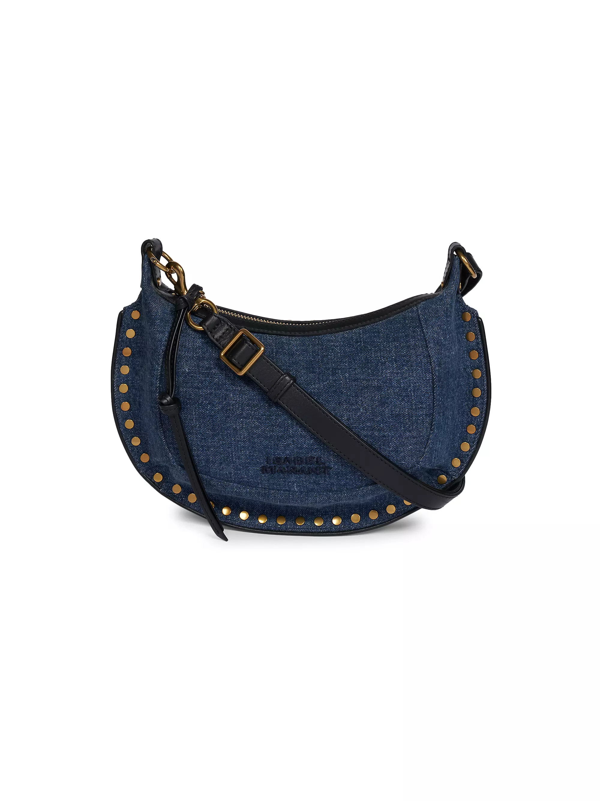 Oskan Moon Studded Denim Shoulder Bag | Saks Fifth Avenue
