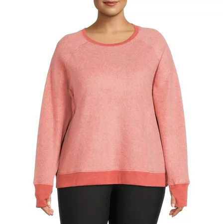 Avia Women's Fleece Pullover Top with Long Sleeves | Walmart (US)