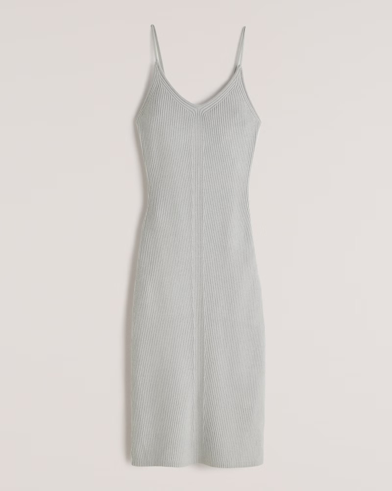 Midi Slip Sweater Dress | Abercrombie & Fitch (US)