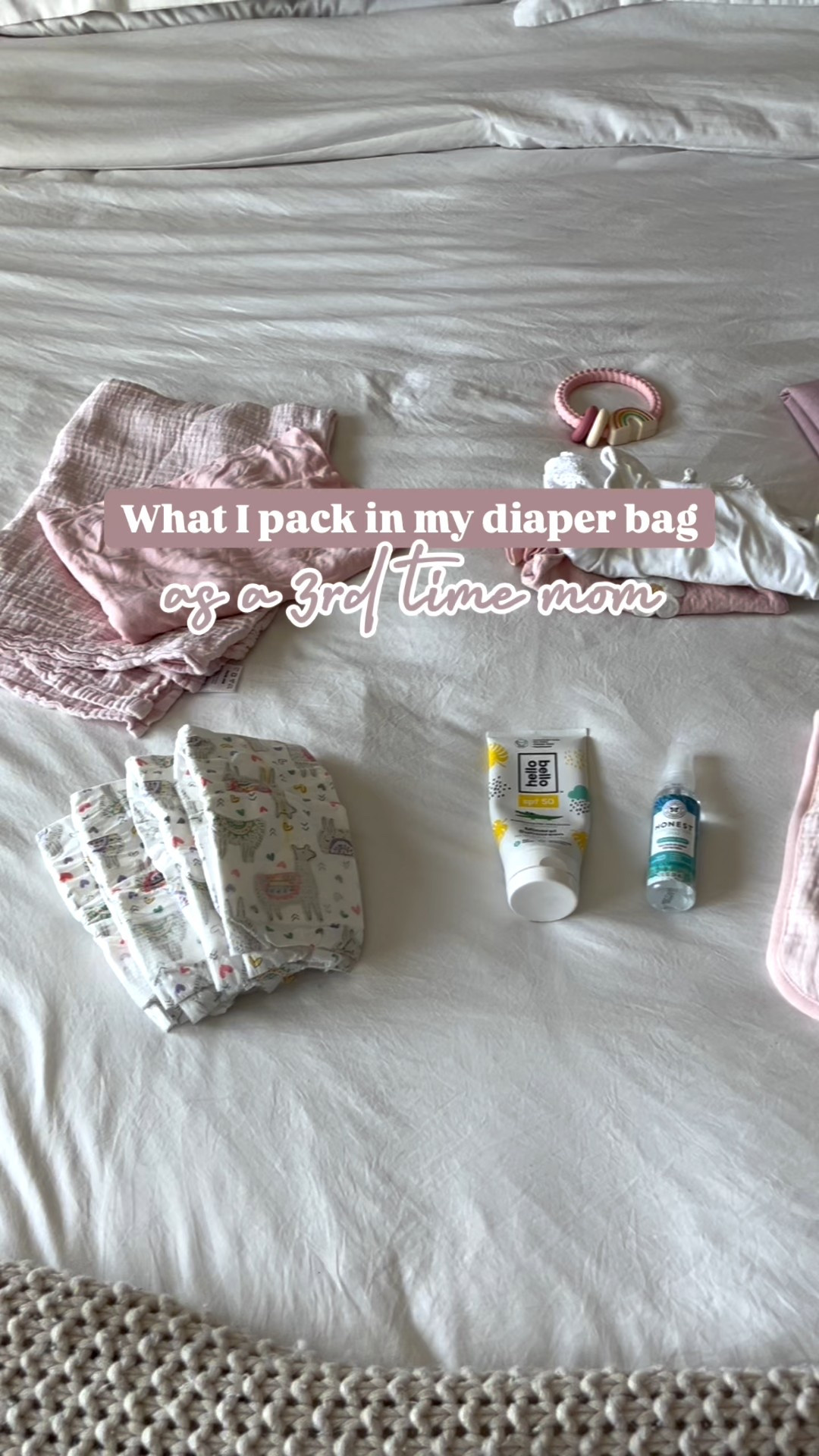 What I pack in my diaper bag as a 3rd time mom

Things you need in your diaper bag, baby products, baby travel, honest baby, girl mom, boy mom, newborn, baby gifts, baby shower gifts, portable changing pad, muslin swaddle blankets, baby onesies, honest diapers, baby bib, toxin free sunscreen, Target finds, Amazon finds 

#LTKTravel #LTKBaby #LTKBump