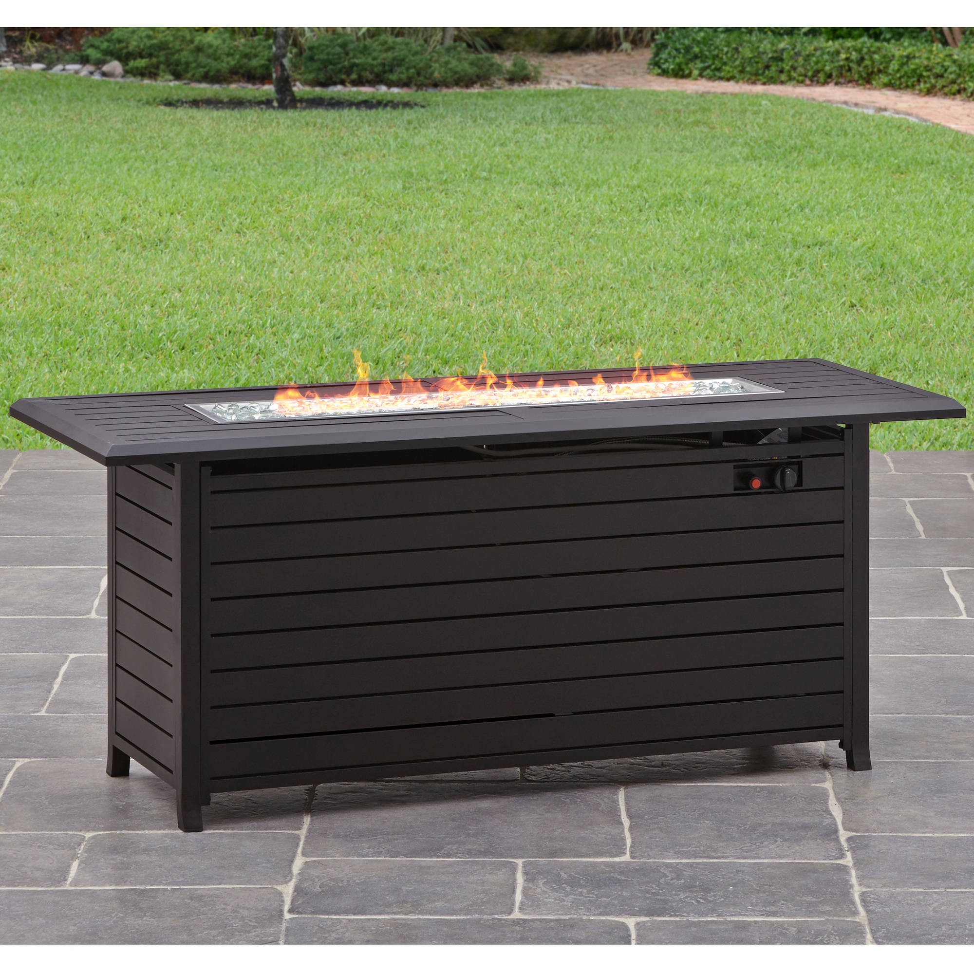 Better Homes & Gardens 57" x 21" 50000 BTU Propane Dark Bronze Finish Stainless Steel and Aluminu... | Walmart (US)