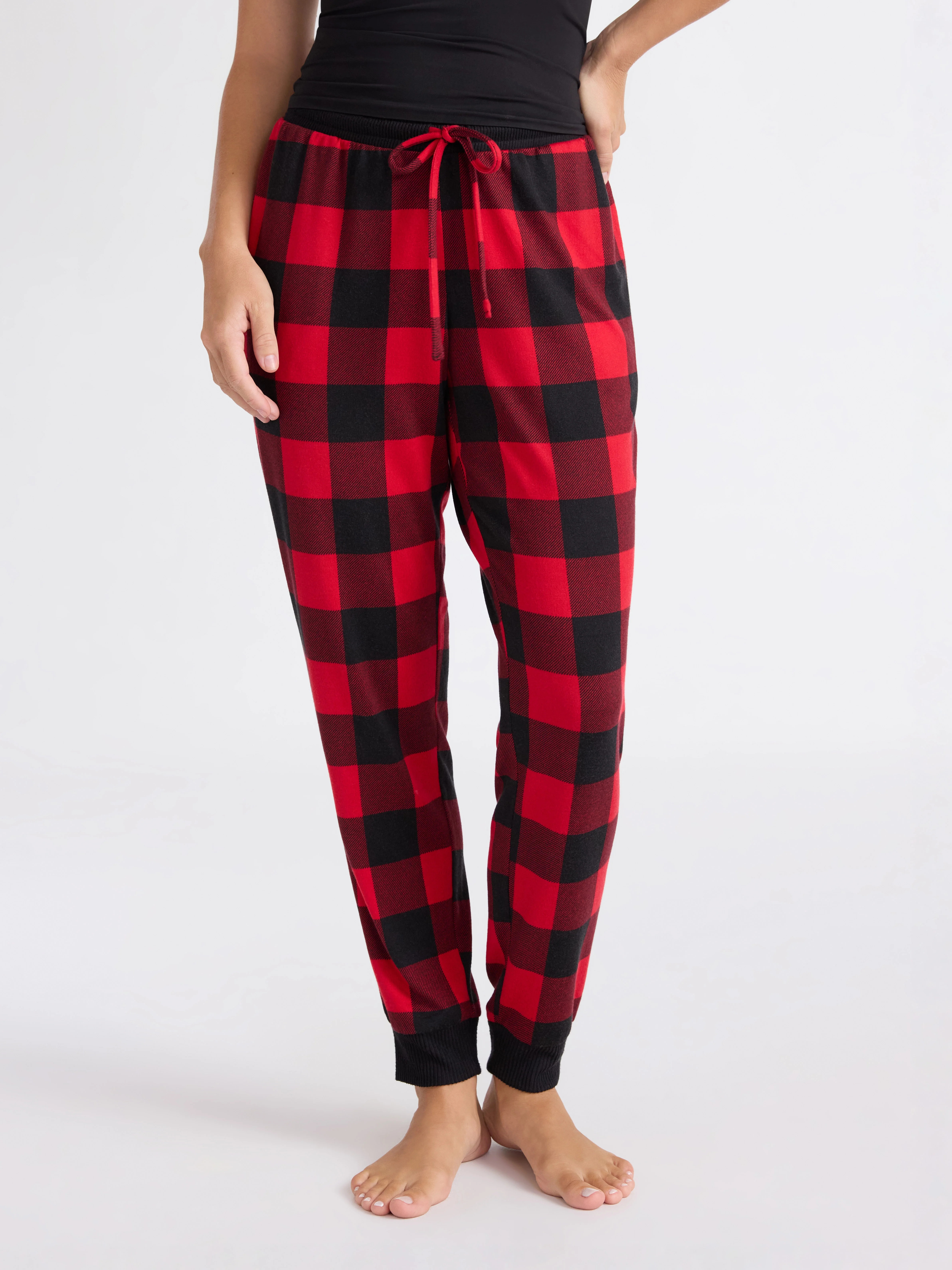 Joyspun Women's Cozy Lounge Collection Hacci Knit Sleep Joggers, 29'' Inseam, Sizes XS-3X | Walmart (US)