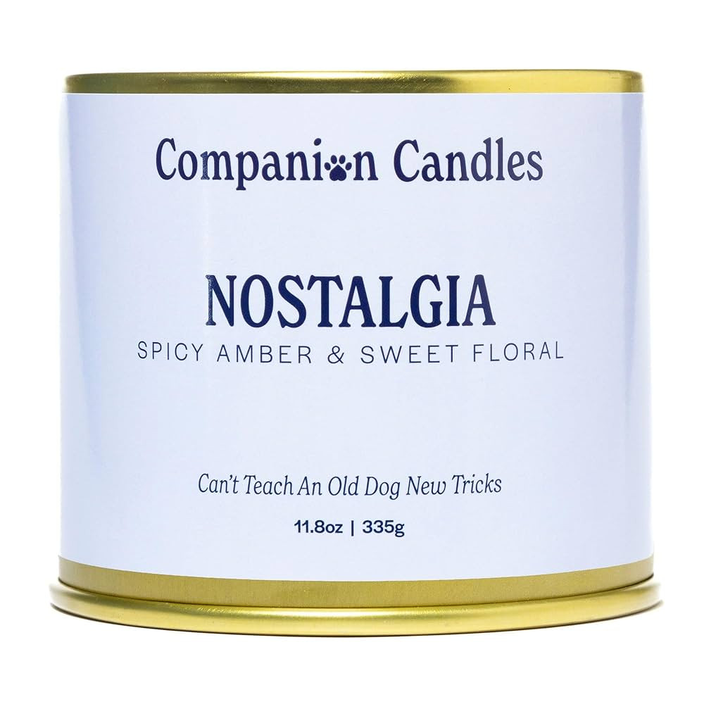 Pet Safe Wood Wick Candle - “Nostalgia” Spicy Amber & Sweet Florals, Coconut Soy Wax Scented,... | Amazon (US)