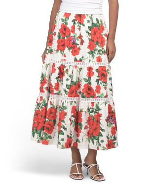 Floral Print Maxi Skirt | Shorts & Skirts | Marshalls | Marshalls