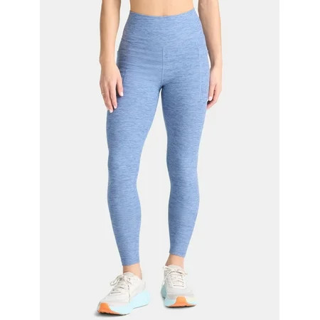 Athletic Works Women's and Women's Plus ButterCore Full Length Leggings with Pockets, Sizes XS-4X | Walmart (US)