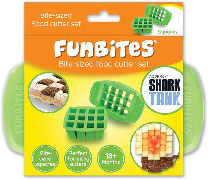 Food Cutter for Kids, Green Squares | Amazon (US)