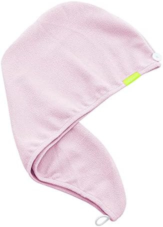 AQUIS Hair Wrap, Water-Wicking Microfiber Towel, Dries Hair 50% Faster, Button-Loop Closure, Hand... | Amazon (US)