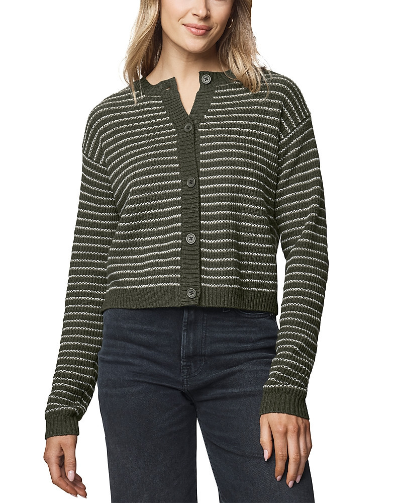 Splendid Amber Stripe Crop Cardigan | Bloomingdale's (US)