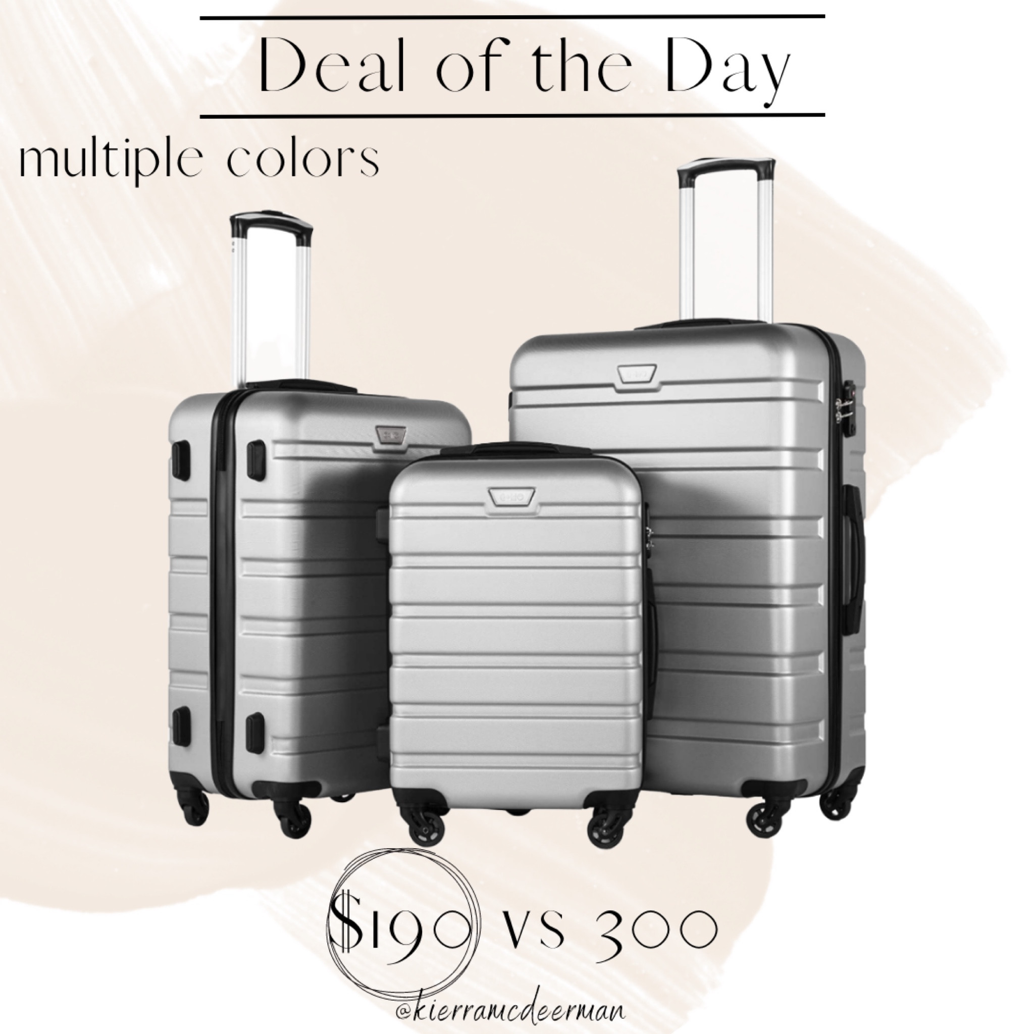 Luggage set on sale on Amazon right now! 37% off

#LTKSale #LTKtravel #LTKhome