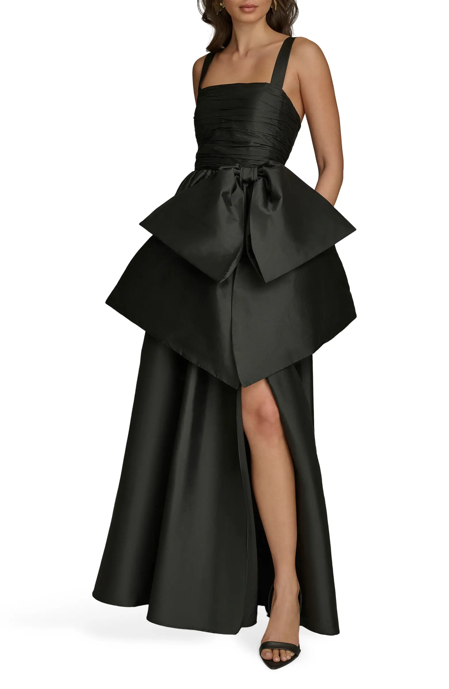 Donna Karan New York Bow Sleeveless Gown | Nordstrom | Nordstrom