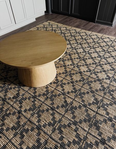 This hand woven rug is a stunning combo of jute and cotton and the perfect solution for our basement! 

#chrislovesjulia #handwovenrug #naturalrug #loloirug 

#LTKhome