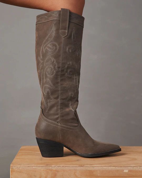 Vinny Knee High Western Boot | VICI Collection