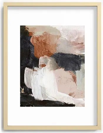 Deny Designs Earthly Abstract Framed Art Print | Nordstrom | Nordstrom