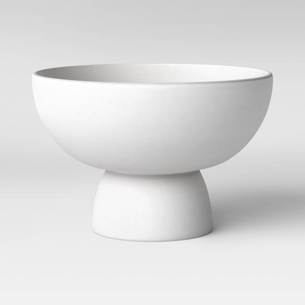 6"" x 10"" Ceramic Footed Bowl White - Project 62 | Target