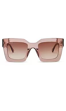 DIFF EYEWEAR Dani Sunglasses in Rose Stone & Taupe Rose Gradient from Revolve.com | Revolve Clothing (Global)