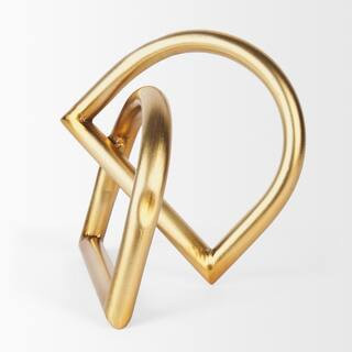 Locke Large Gold Metal Decorative Object | The Home Depot