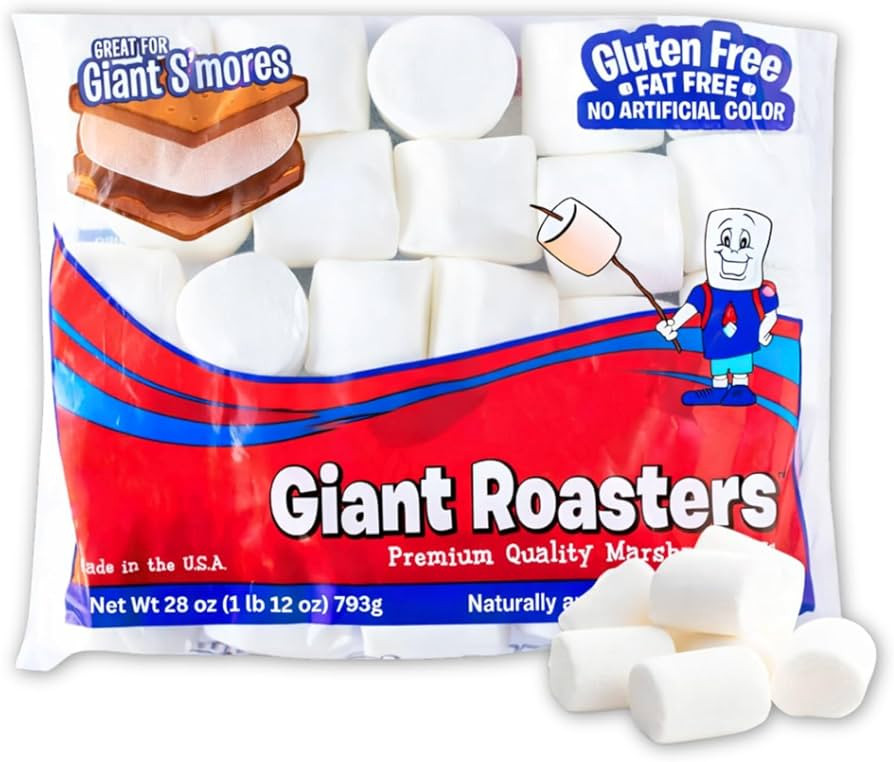 28 oz Campfire Giant Roasters Marshmallows \u2013 Extra Large for S\u2019Mores, Roasting & Baking... | Amazon (US)