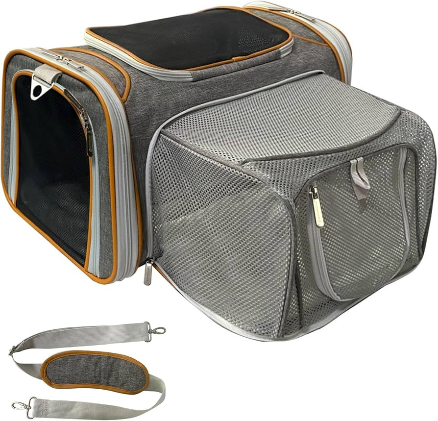 Mr. Peanut's Expandable Airline Approved Soft Sided Pet Carrier, Luxury Travel Tote with Premium ... | Amazon (US)