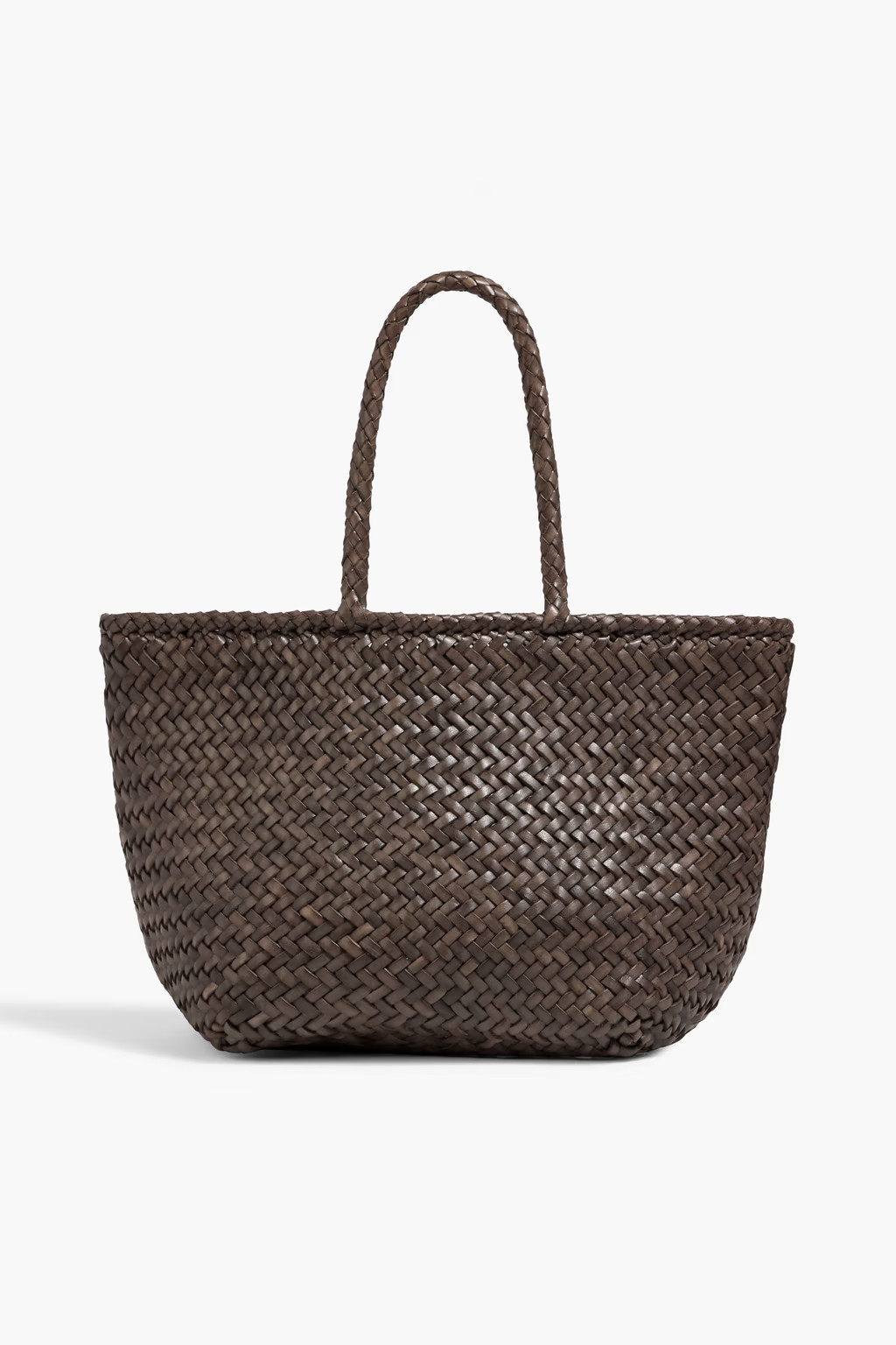 Grace woven leather tote - taupe - One Size | The Outnet (US and CA)