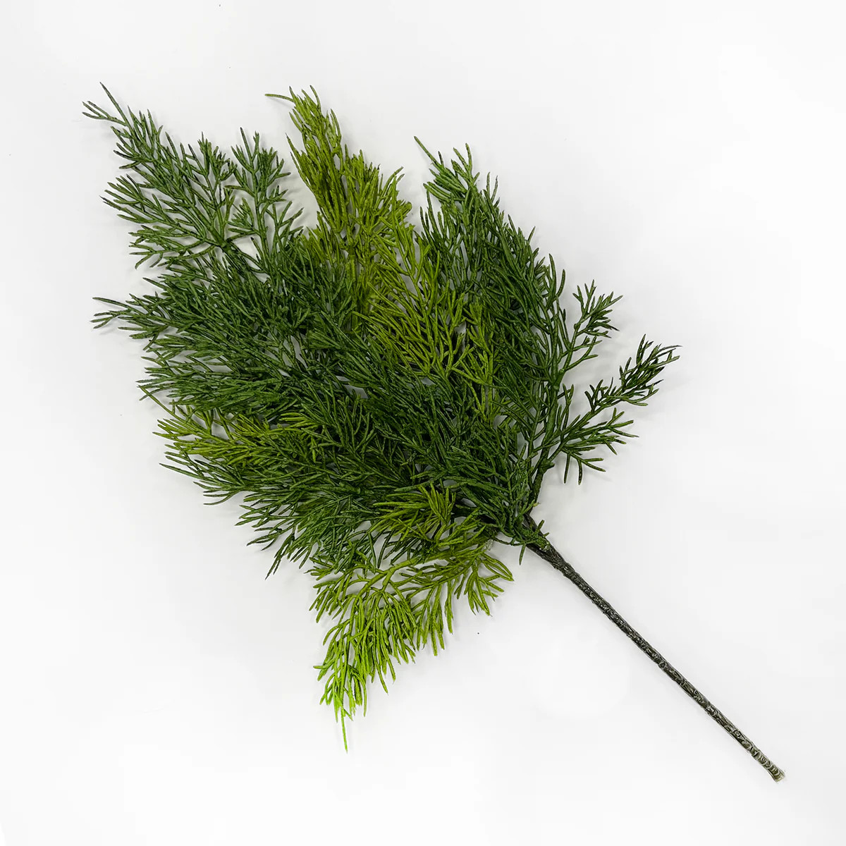 Real Touch Mixed Green Soft Cedar Small Stem Spray 17" | Darby Creek Trading