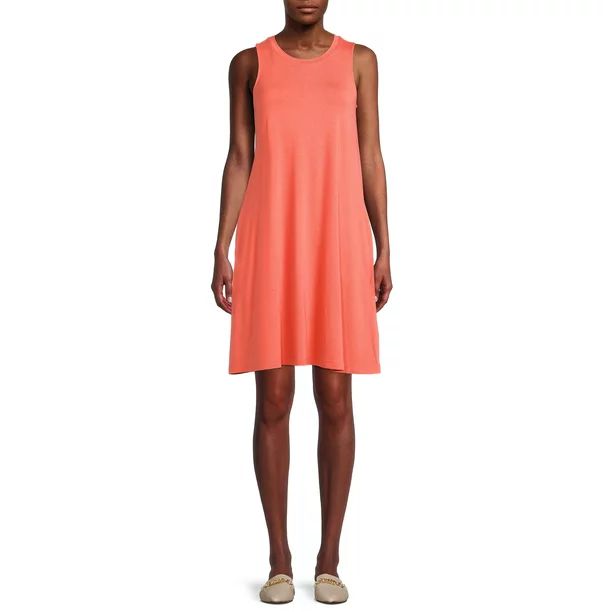 Time And Tru Women's Sleeveless Knit Dress | Walmart (US)