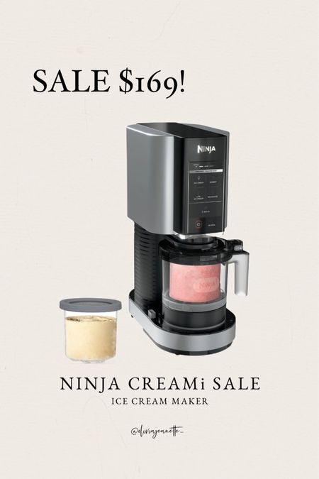 Ninja Ice Cream Maker now on sale for $169!
