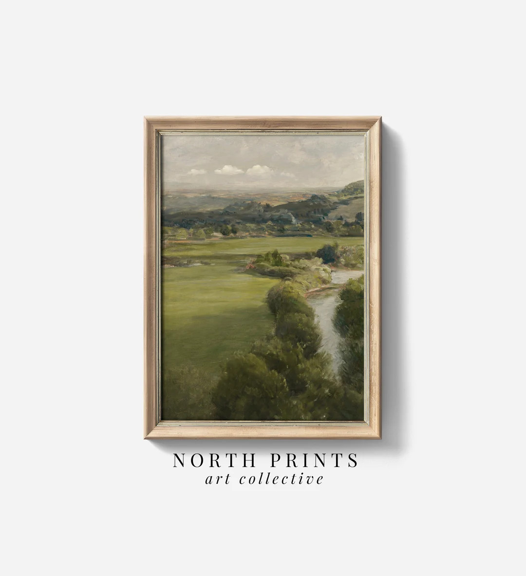 Summer Landscape Vintage PRINTABLE Painting Bedroom Decor Digital Downloadable Farmhouse Kitchen ... | Etsy (US)