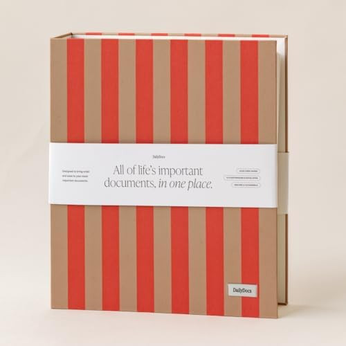 Document Organizer Binder – Premium Linen Folder System with Full & Half-Page Envelopes for Imp... | Amazon (US)