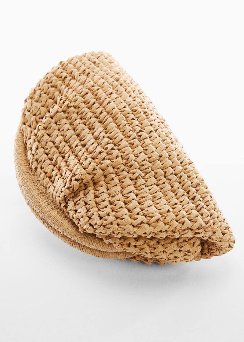 Natural fiber handbag -  Women | Mango USA | MANGO (US)