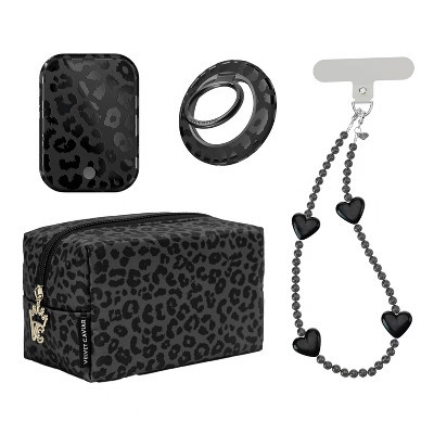 VELVET CAVIAR Phone Accessories Gift Set - Black Leopard | Target